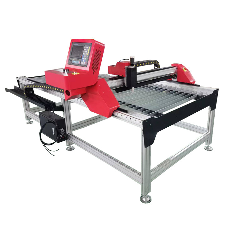 میز برش پلاسما Fangling F1621 Cnc Auto THC قرمز با ریل خطی برای محور Y